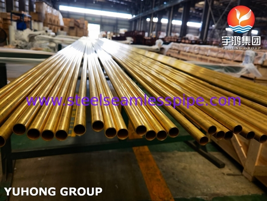 ASTM B111 C68700 Seamless Tube Copper Alloy Tube For Heat Exchanger