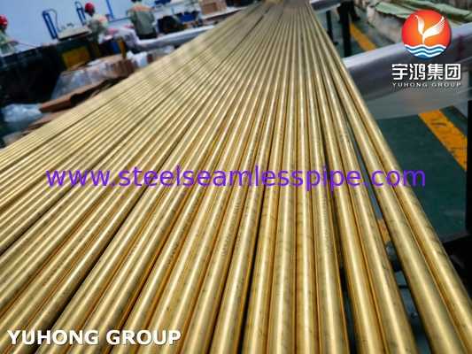 ASTM B111 C68700 Seamless Tube Copper Alloy Tube For Heat Exchanger