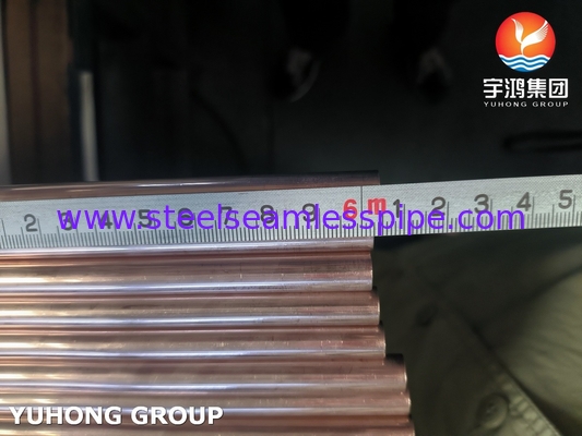 ASTM B111 C70600 Copper Alloy Tube For Heat Exchanger Condensation Plant