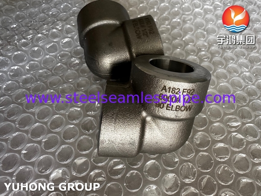 ASTM A182 F92 Alloy Steel 90° Elbow 6000# High Pressure Forged Pipe Fittings