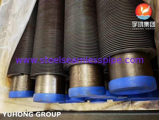 Customized High Frequency Welded / HFW Solid Finned Tube For Boiler Economizer