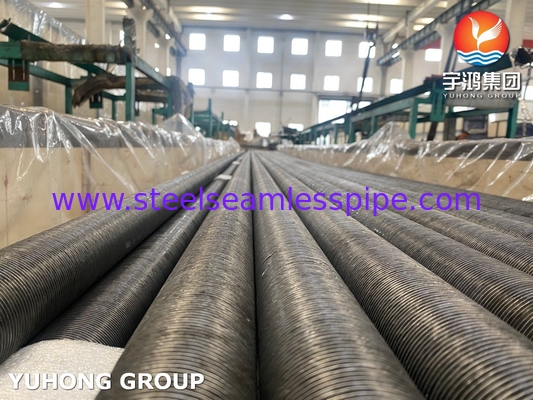 Customized High Frequency Welded / HFW Solid Finned Tube For Boiler Economizer