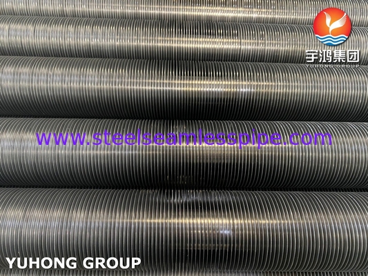 Customized High Frequency Welded / HFW Solid Finned Tube For Boiler Economizer