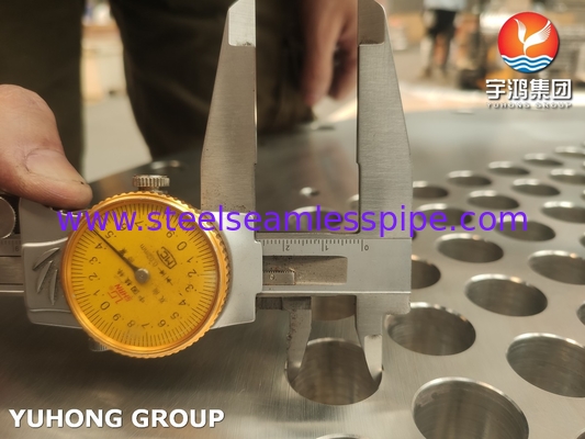 ASME SA240 SS304 Stainless Steel Tubesheet For Heat Exchanger