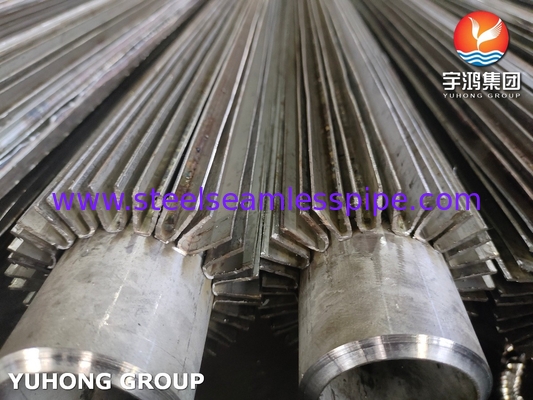 Stainless Steel 316L Longitudinal Finned Tube Heat Exchanger U Channel Fin Tube