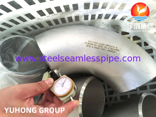 A403 WP347H Seamless Elbow Butt Weld Fitting For Oil and Gas Pipeline