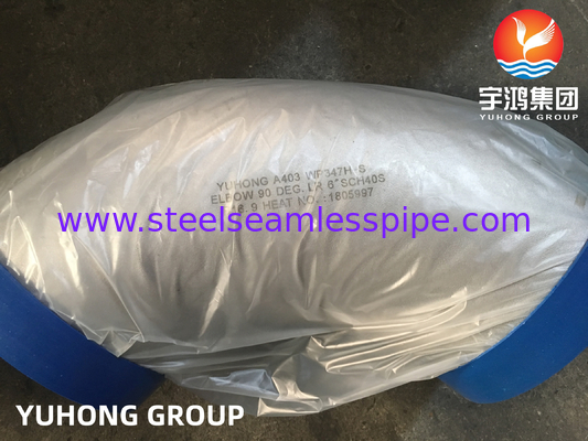 A403 WP347H Seamless Elbow Butt Weld Fitting For Oil and Gas Pipeline