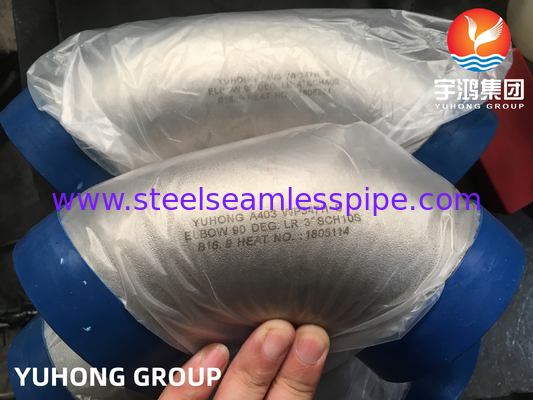 A403 WP347H Seamless Elbow Butt Weld Fitting For Oil and Gas Pipeline