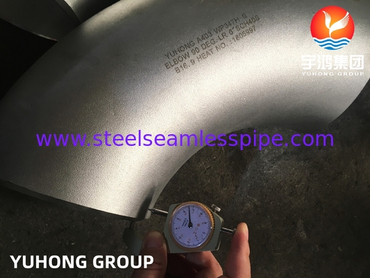 A403 WP347H Seamless Elbow Butt Weld Fitting For Oil and Gas Pipeline