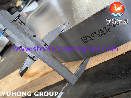 ASME SA266 GR 2 Carbon Steel Disk And Ring For Heat Exchanger