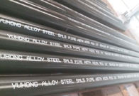Alloy Steel Seamless Pipe ASTM A335 P22 P11 P9 P91 WITH Black or Varnish Coating Bevelled End