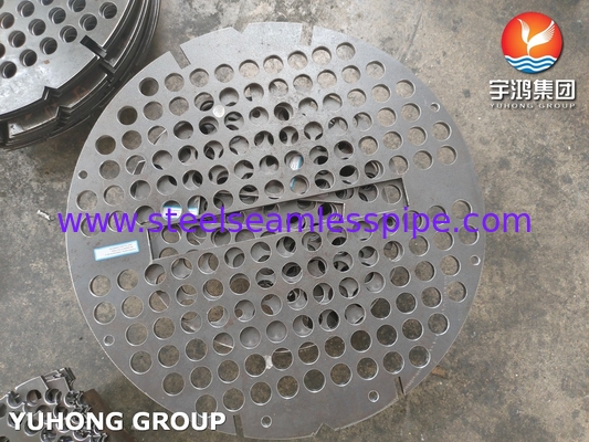ASME SA516 Gr.70 Steel Baffle Plate Boiler And Pressure Vessel Support Plates