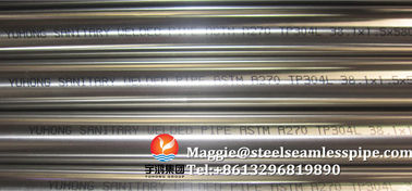 Durable Stainless Steel Welded Tube ASTM A270 TP304  6M