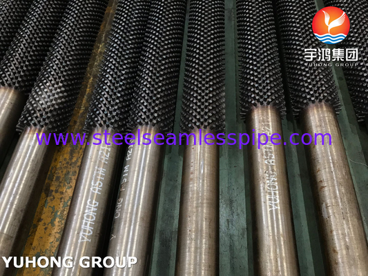 ASTM A213 T9 Alloy Steel Studded Fin Pipe, 13CR Stud For Furnace
