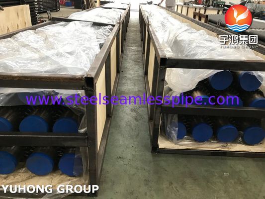 ASTM A213 T9 Alloy Steel Studded Fin Pipe, 13Cr Stud for Palm Oil Refinery