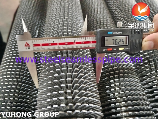 Welded Helical Serrated Finned Tube ASME SA192 SMLS Carbon Steel Boiler Tube