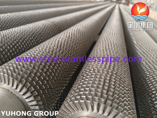Welded Helical Serrated Finned Tube ASME SA192 SMLS Carbon Steel Boiler Tube