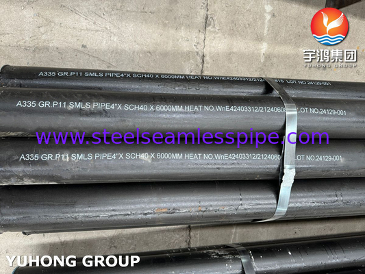 ASTM A335 GRADE P11 Alloy Steel Seamless Pipe For Heater Radiant Section