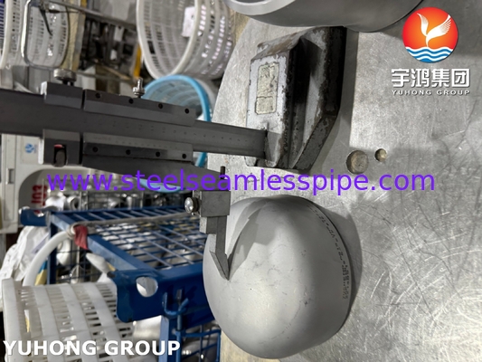 Super Duplex SAF2507 Pipe Fittings , ASTM A815 WPS UNS S32750 Buttweld Cap