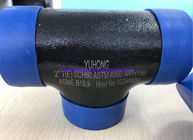 ASTM A860 WPHY60 / 42 / 52 / 65 / 70/ 80 Reducer  TEE , ELBOW 2&quot; SCH80 BW ASME B16.9 Black Surface OR Color Coating