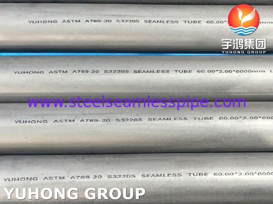 ASTM A789 UNS S32205 Duplex Steel Seamless Tube For Chemical Industry