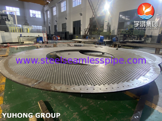 Stainless Steel Baffle And Tube Sheet For Shell And Tube Heat Exchangers