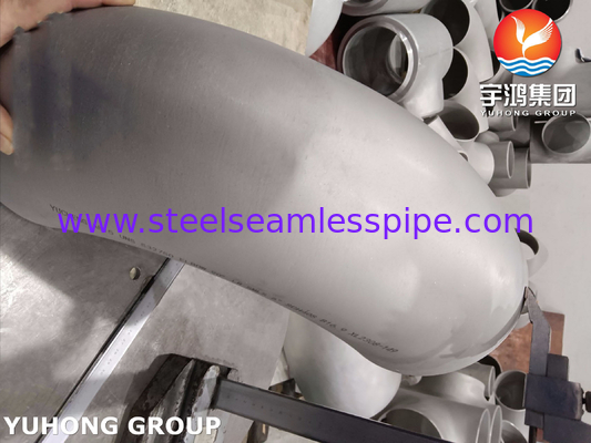 ASTM A815 UNS S32750 Super Duplex Stainless Steel Fittings 90 Degree LR Elbow