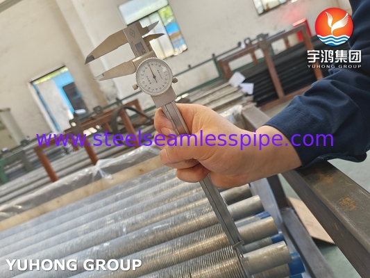 ASTM269 TP304 Seamless Tube Stainless Steel Extruded Fin Tube For Heat Exchanger