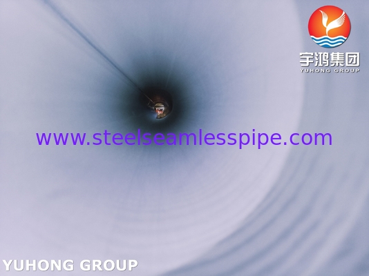 TP316L EN 1.4404 ERW Pipe For Waste Water Treatment Plant EN10217-7 Standard Efficiency