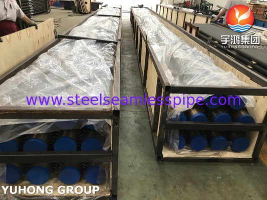 ASTM A213 T9 Alloy Steel Studded Fin Pipe 13Cr Stud Radiant Coil