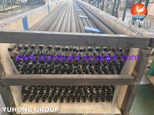 ASTM A179 Carbon Steel Seamless Tube Aluminiun Fin G Type Fin Tube For HRSG System