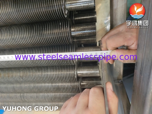 ASTM A179 Carbon Steel Seamless Tube Aluminiun Fin G Type Fin Tube For Dry Cooler Tower