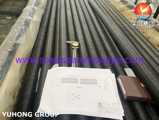 Embedded Finned Tube A179 Base Tube With Aluminum Fins for Cooling Systems