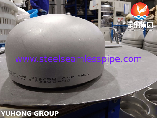 ASTM A815 SAF2507 / UNS S32750 Super Duplex Steel Cap B16.9 BW Pipe Fitting