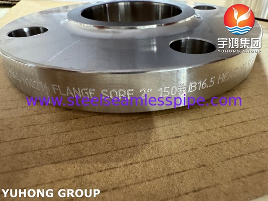 ASTM B564 UNS N10276 Nickel Alloy Slip On Flange / Hastelloy C276 SORF Flange