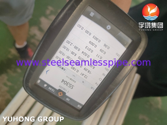 304L Stainless Steel Seamless U Bend Tubes ASME SA213 TP304L Heat Exchanger Applications