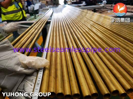 C68700 Copper Alloy Seamless Tube ASTM B111 For Heat Exchangers SGS Approved
