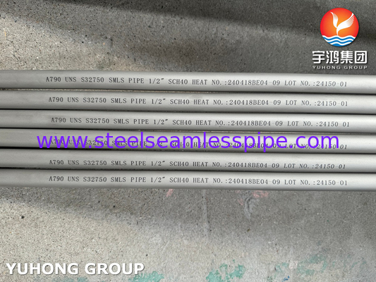 ASTM A789 S32750 Super Duplex Steel For Sea Water Solutation