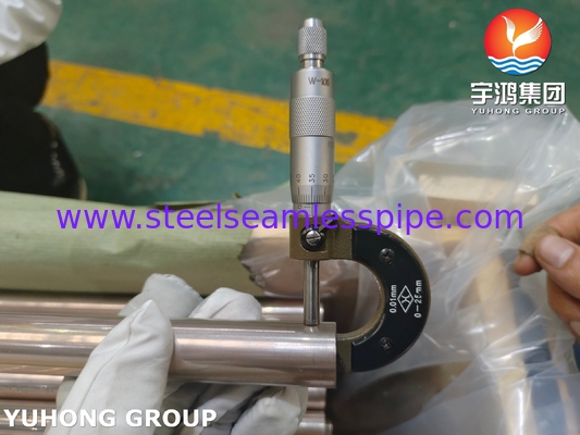 ASTM B111 C70600 Copper Nickel 90/10 Seamless Tubes For Desalination Systems