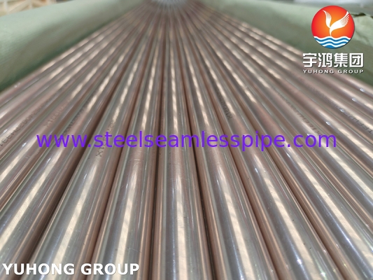 ASTM B111 C70600 Copper Nickel 90/10 Seamless Tubes For Desalination Systems