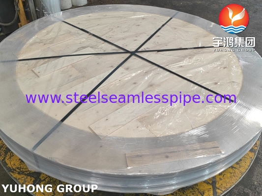 ASME SA516 Grade 70N Carbon Steel Disc Forged Circle Plate For Pressure Vessel