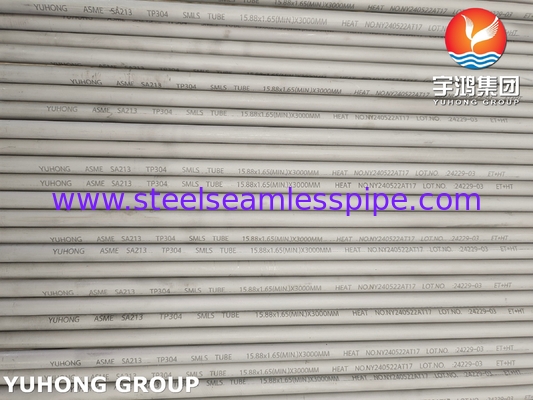 3000MM TP304 Stainless Steel Seamless Tube ASTM A213 For Food Industry