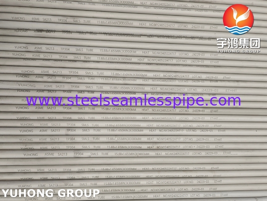 3000MM TP304 Stainless Steel Seamless Tube ASTM A213 For Food Industry