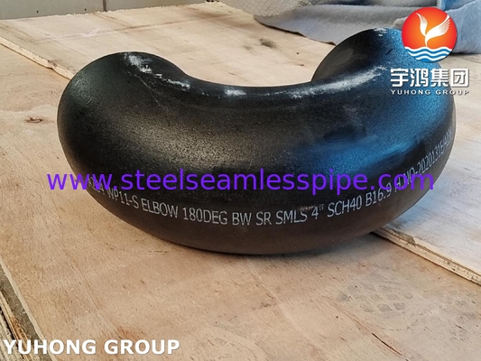 180° ELBOW 90° ELBOW A234 WP11 WP22 BW SR Alloy Steel Seamless Fittings For Fired Heater