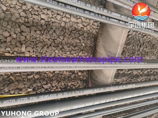 P22 Alloy Steel Seamless Pipe ASME SA335 For Vertical Cylindrical Heaters