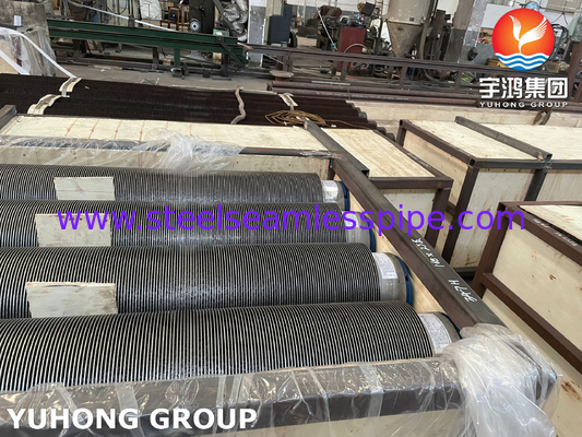 ASME SA106 Grade B Carbon Steel Seamless Fin Pipe HFW Type For Fired Heater