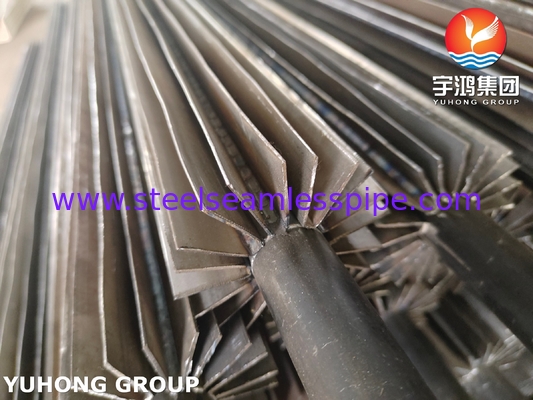 Longitudinal Fin Tube ASTM A249 TP304 for Petrochemical Reactor Heating Jackets​