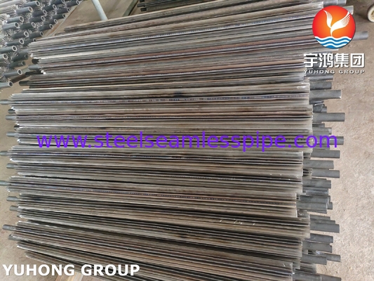 304 Finned Tube ASTM A249 U-Bend longitudinal Type for Petrochemical Industry