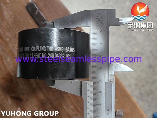 Stainless Steel Forged Fitting ASME SA105 B16.11 3000 NPT Half Coupling With B16.11 Standard