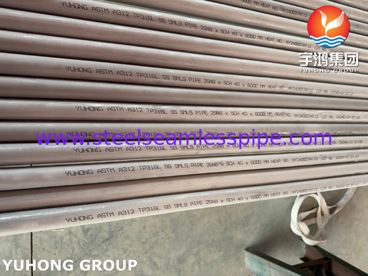 ASTM A269 TP316L Stainless Steel Seamless Tube Cold Drawn Pickled Annealed Tube